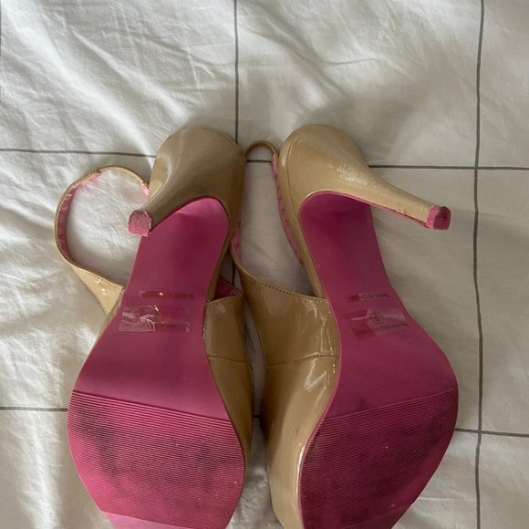 RARE Pink Outsoled 5" Heels in GUC Size 9. Incredible Shoes! - Picture 6 of 15